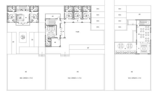 民宿酒店設(shè)計(jì)-平面圖